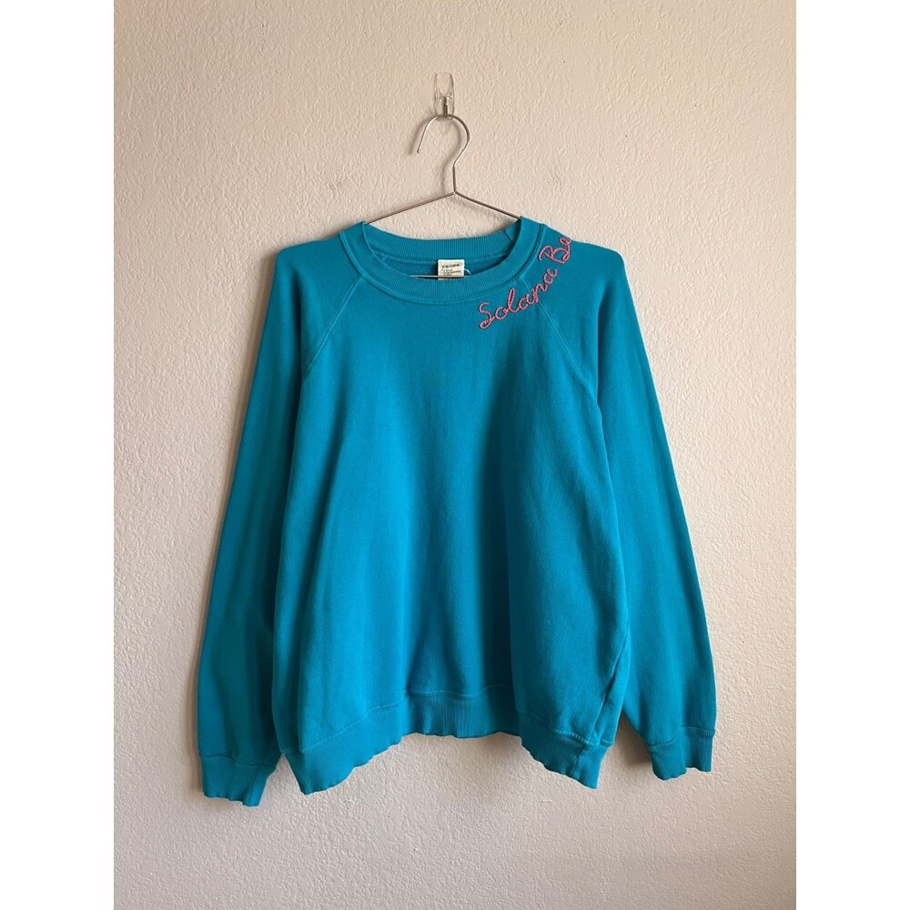 ISMBS I Stole My Boyfriend's Shirt 'Solana Beach' Sweatshirt in Blue Size LARGE